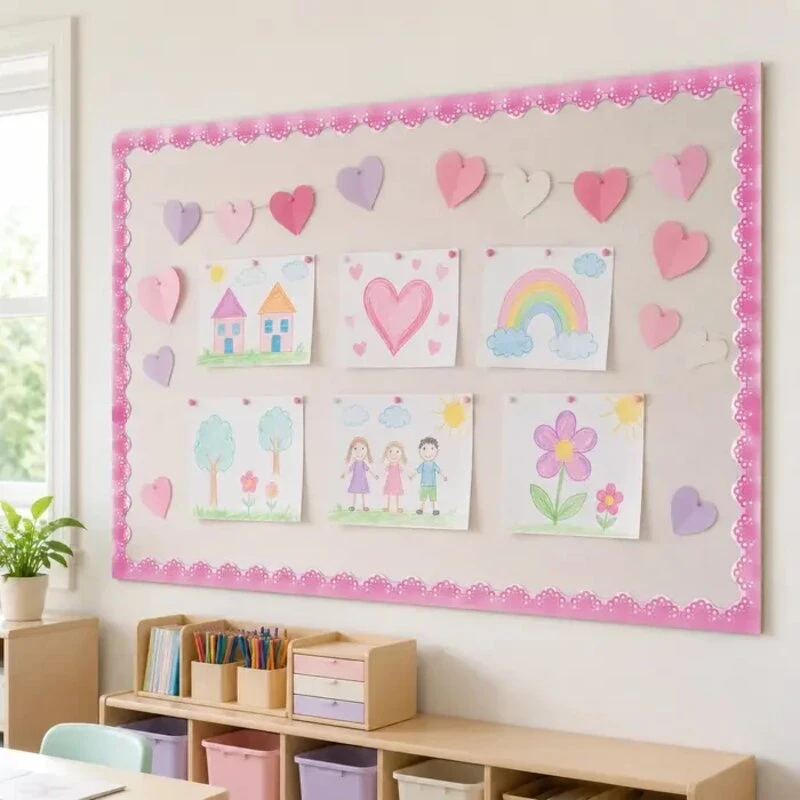 פסי קישוט מעוצבים ללוח בגן ובכיתה