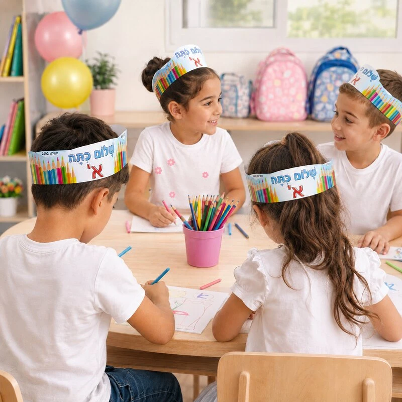 כתרי שלום כיתה א לילדים