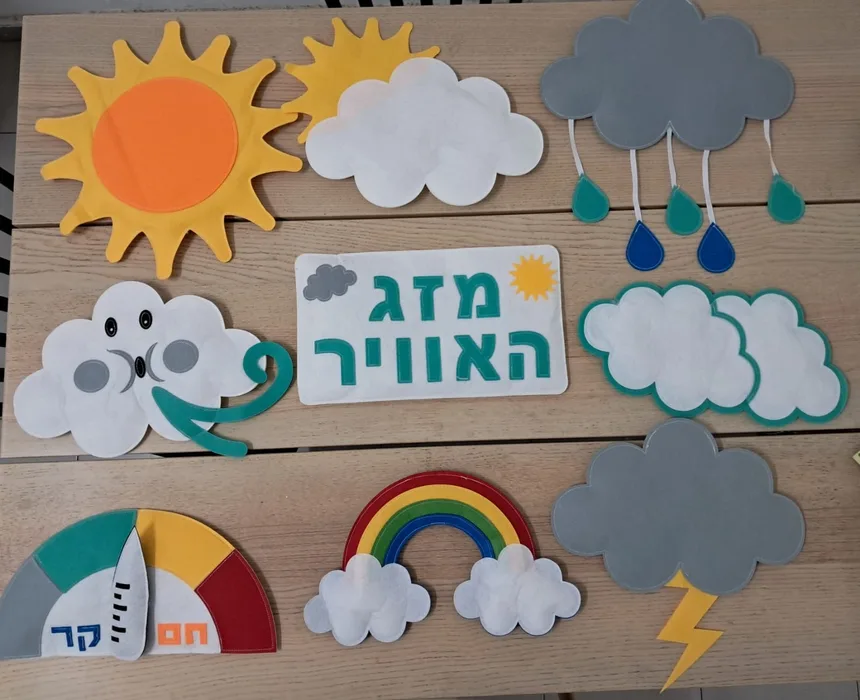 עכרת קישוט עשויה לבד מזג אוויר