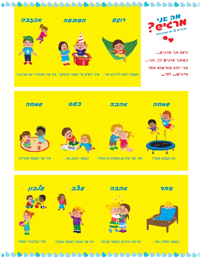 משחק רגשות מסדרת משחקי נתת קבלת! של מיכל לאופר