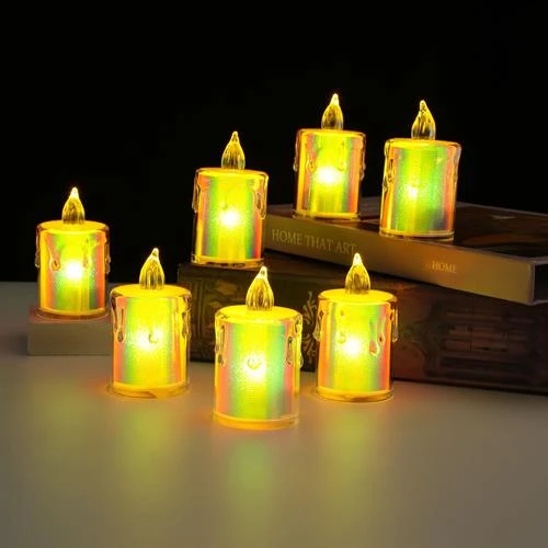 נרות לד מפלסטיק אולטרה LED גובה 6.5 ס