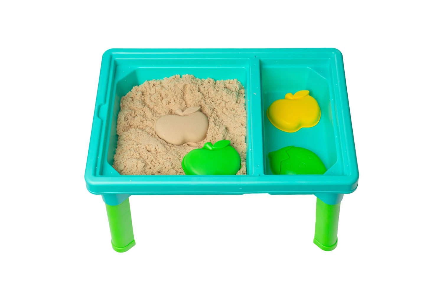 שולחן מגש מחולק עם רגליים נשלפות ומכסה - Superkids