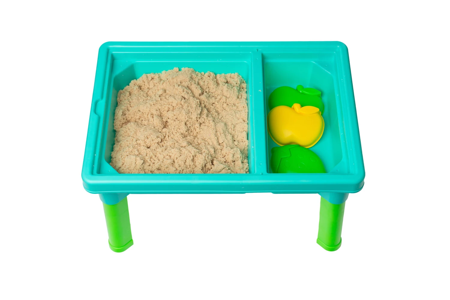 שולחן מגש מחולק עם רגליים נשלפות ומכסה - Superkids