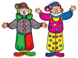 ליצנים לקישוט 50 ס"מ