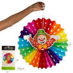 קישוט ליצן לתליה 45 ס"מ