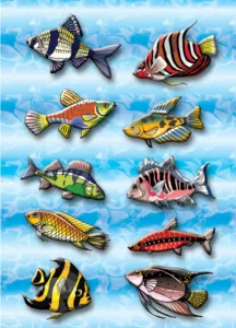 מגזרות דגים 18 יחי - גן לי