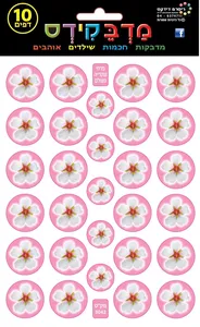 מדבקידס פרחי שקדייה מצולם