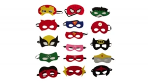 מסיכות עיניים מבד מגוון דוגמאות 32 במארז