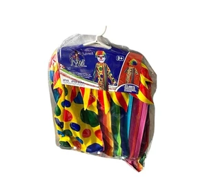 תלבושת ליצן ילדים קשת בענן