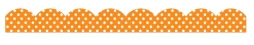 פסי קישוט כתום נקודות