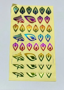 מדבקות צבעוניות