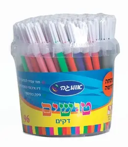 טושים דקים 96 יחידות
