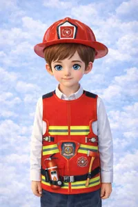 סט כבאי ווסט + כובע