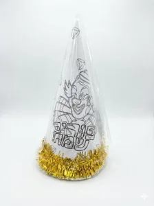 כובע ליצן ליצירה 12 יח'