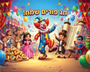 שימשונית חג פורים שמח 80/100