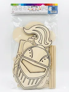 מסכות לצביעה 18 יח' כולל מקלות