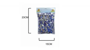 אבני פסיפס כחול וכסף בשקית 1*1 ס"מ 1000 אבנים