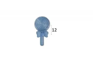 קופסא סוכריה גדולה תכלת וורוד 12 יח'