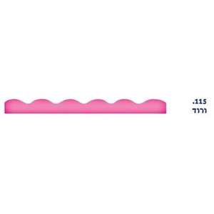 פסי קישוט ורוד 18 יח'