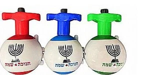 סביבון חנוכה עם אור וצליל