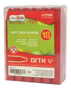 18 צבעי שעווה אדום