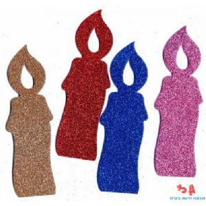 נרות סול נוצץ גדול