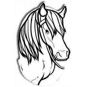 יצירה ראש סוס