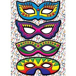 מסיכות עיניים צבעוניות