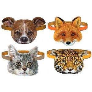 מסיכות חיות צבעוניות