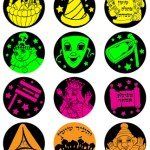 מדבקות סמלי פורים סוהר