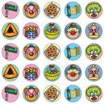 מדבקות סמלי פורים