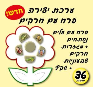 יצירה פרח עם חרקים-01