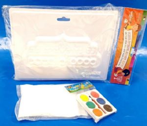 ערכה להכנת חנוכיה מגבס