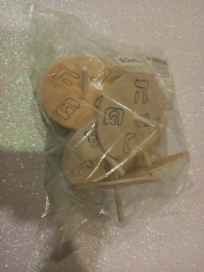 סביבון עץ 36 יח