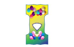 ווסט מודפס בלונים