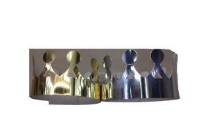 כתרים לראש מלך כסף וזהב (18 יח')