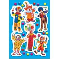 גזירות קרטון ליצנים -