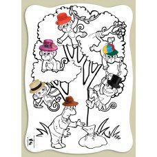 יצירה סיפור הכובעים 36 יחדות