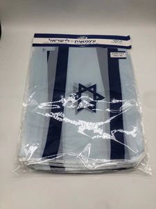 שרשרת דגלונים דגל ישראל מלבנים גדולים 20*28 בד 25 מטר