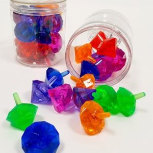 מארז סביבון יהלום צבעוני 18 יח'