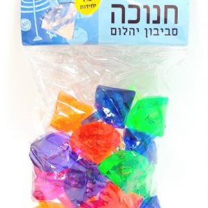 סביבון יהלום צבעוני 18 יח'