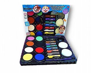 איפור אמיתי צבעי מים לפנים + ליפסטיקים 16 יחידות מעורב 25X23 ס"מ