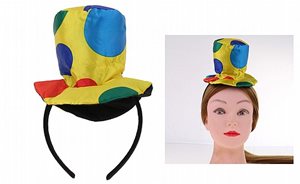 קשת כובע ליצן החצר עיגולים צילנדר 14.5X22 סמ