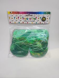 מסכות מטאלי 36 יח'